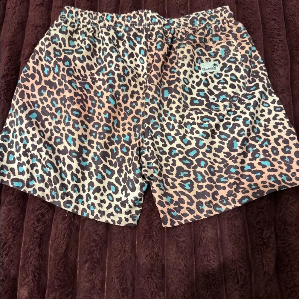 Leopard Print Swim trunks - Picture 2 of 3